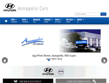 Tablet Screenshot of annapoliscars.net